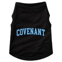 Retro Personalized Covenant Name Arch Vintage College Arch Varsity University Doggie Tank