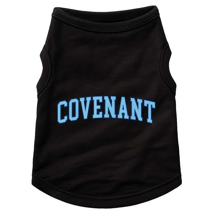Retro Personalized Covenant Name Arch Vintage College Arch Varsity University Doggie Tank