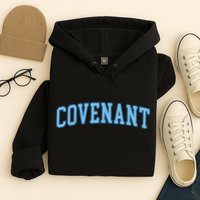 Retro Personalized Covenant Name Arch Vintage College Arch Varsity University Hoodie