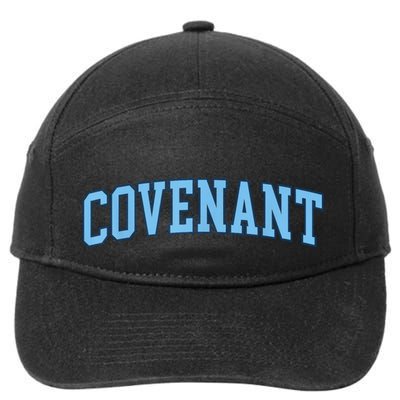 Retro Personalized Covenant Name Arch Vintage College Arch Varsity University 7-Panel Snapback Hat