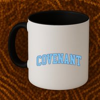 Retro Personalized Covenant Name Arch Vintage College Arch Varsity University Mug