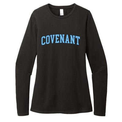 Retro Personalized Covenant Name Arch Vintage College Arch Varsity University Womens CVC Long Sleeve Shirt