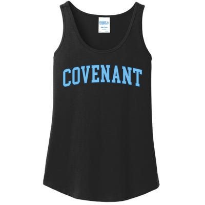 Retro Personalized Covenant Name Arch Vintage College Arch Varsity University Ladies Essential Tank