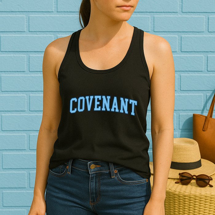 Retro Personalized Covenant Name Arch Vintage College Arch Varsity University Womens Tank Top