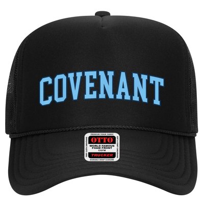 Retro Personalized Covenant Name Arch Vintage College Arch Varsity University Trucker Hat