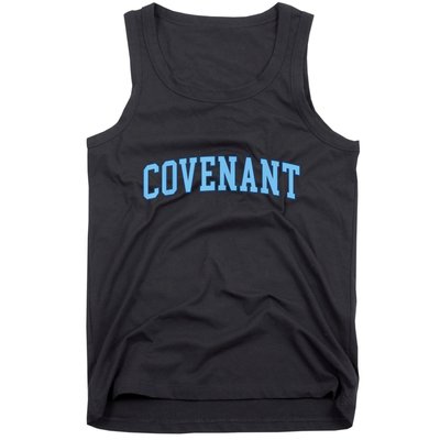 Retro Personalized Covenant Name Arch Vintage College Arch Varsity University Tank Top