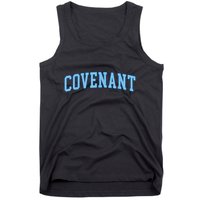 Retro Personalized Covenant Name Arch Vintage College Arch Varsity University Tank Top