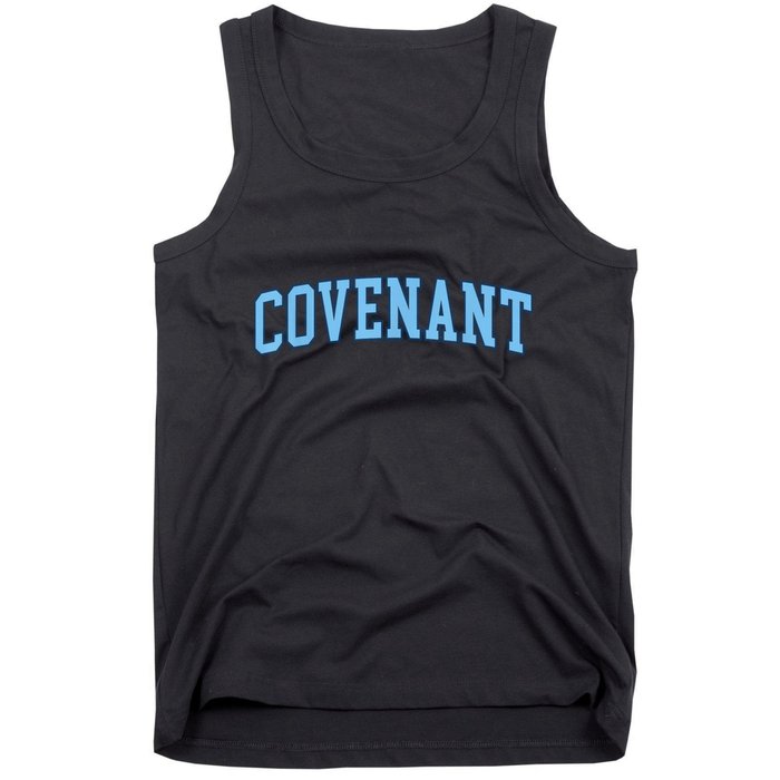 Retro Personalized Covenant Name Arch Vintage College Arch Varsity University Tank Top