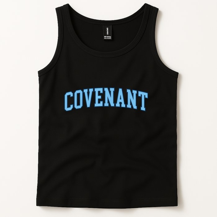 Retro Personalized Covenant Name Arch Vintage College Arch Varsity University Tank Top