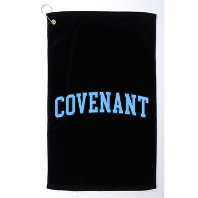 Retro Personalized Covenant Name Arch Vintage College Arch Varsity University Golf Towel