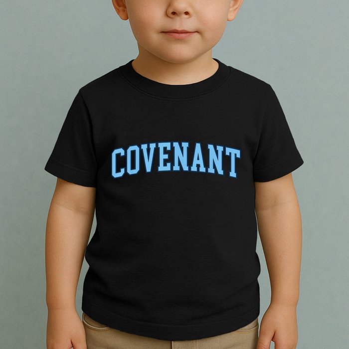 Retro Personalized Covenant Name Arch Vintage College Arch Varsity University Toddler T-Shirt