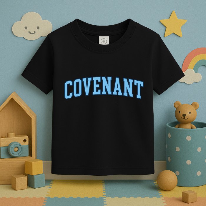 Retro Personalized Covenant Name Arch Vintage College Arch Varsity University Toddler T-Shirt