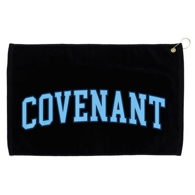 Retro Personalized Covenant Name Arch Vintage College Arch Varsity University Grommeted Golf Towel