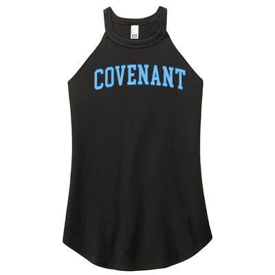 Retro Personalized Covenant Name Arch Vintage College Arch Varsity University Women's Perfect Tri Rocker Tank