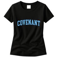 Retro Personalized Covenant Name Arch Vintage College Arch Varsity University Womens T-Shirt