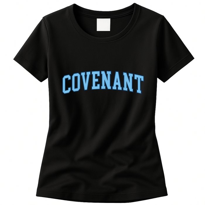 Retro Personalized Covenant Name Arch Vintage College Arch Varsity University Womens T-Shirt