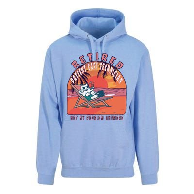 Retired Patient Care Technician Funny Vintage Retiret Gift Unisex Surf Hoodie