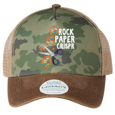 Rock Paper Crispr DNA Biologist Genetic Engineering Science Legacy Tie Dye Trucker Hat