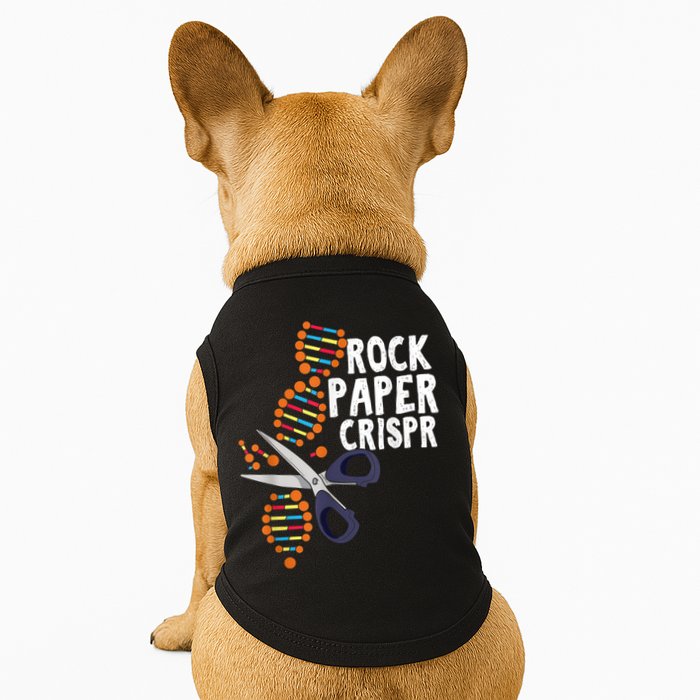 Rock Paper Crispr DNA Biologist Genetic Engineering Science Doggie Tank