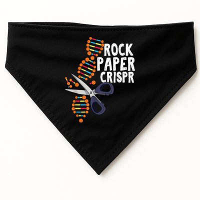 Rock Paper Crispr DNA Biologist Genetic Engineering Science USA-Made Doggie Bandana
