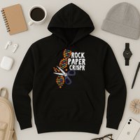Rock Paper Crispr DNA Biologist Genetic Engineering Science Hoodie