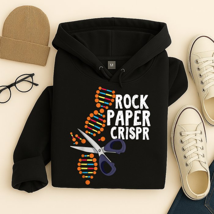 Rock Paper Crispr DNA Biologist Genetic Engineering Science Hoodie