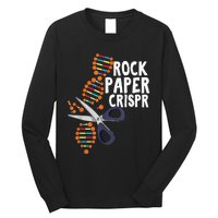 Rock Paper Crispr DNA Biologist Genetic Engineering Science Long Sleeve Shirt