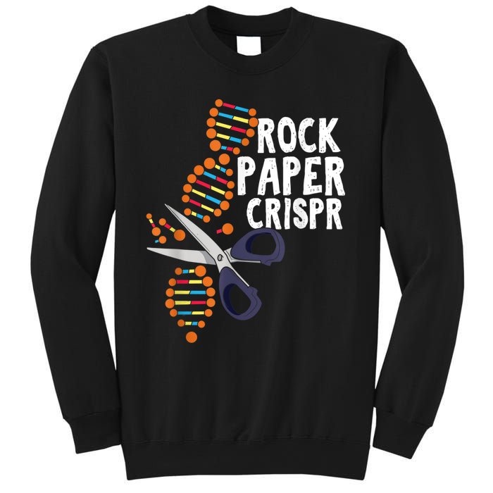 Rock Paper Crispr DNA Biologist Genetic Engineering Science Sweatshirt