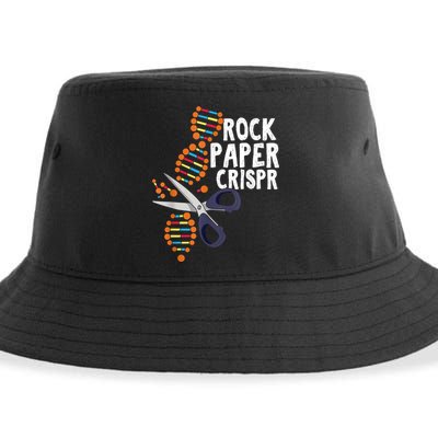 Rock Paper Crispr DNA Biologist Genetic Engineering Science Sustainable Bucket Hat