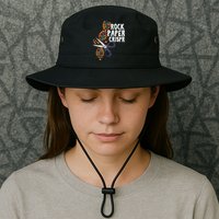 Rock Paper Crispr DNA Biologist Genetic Engineering Science Bucket Hat