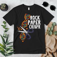 Rock Paper Crispr DNA Biologist Genetic Engineering Science Premium T-Shirt