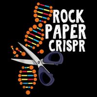 Rock Paper Crispr DNA Biologist Genetic Engineering Science Premium T-Shirt