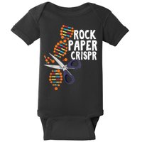 Rock Paper Crispr DNA Biologist Genetic Engineering Science Baby Bodysuit