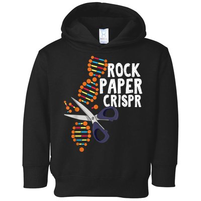 Rock Paper Crispr DNA Biologist Genetic Engineering Science Toddler Hoodie