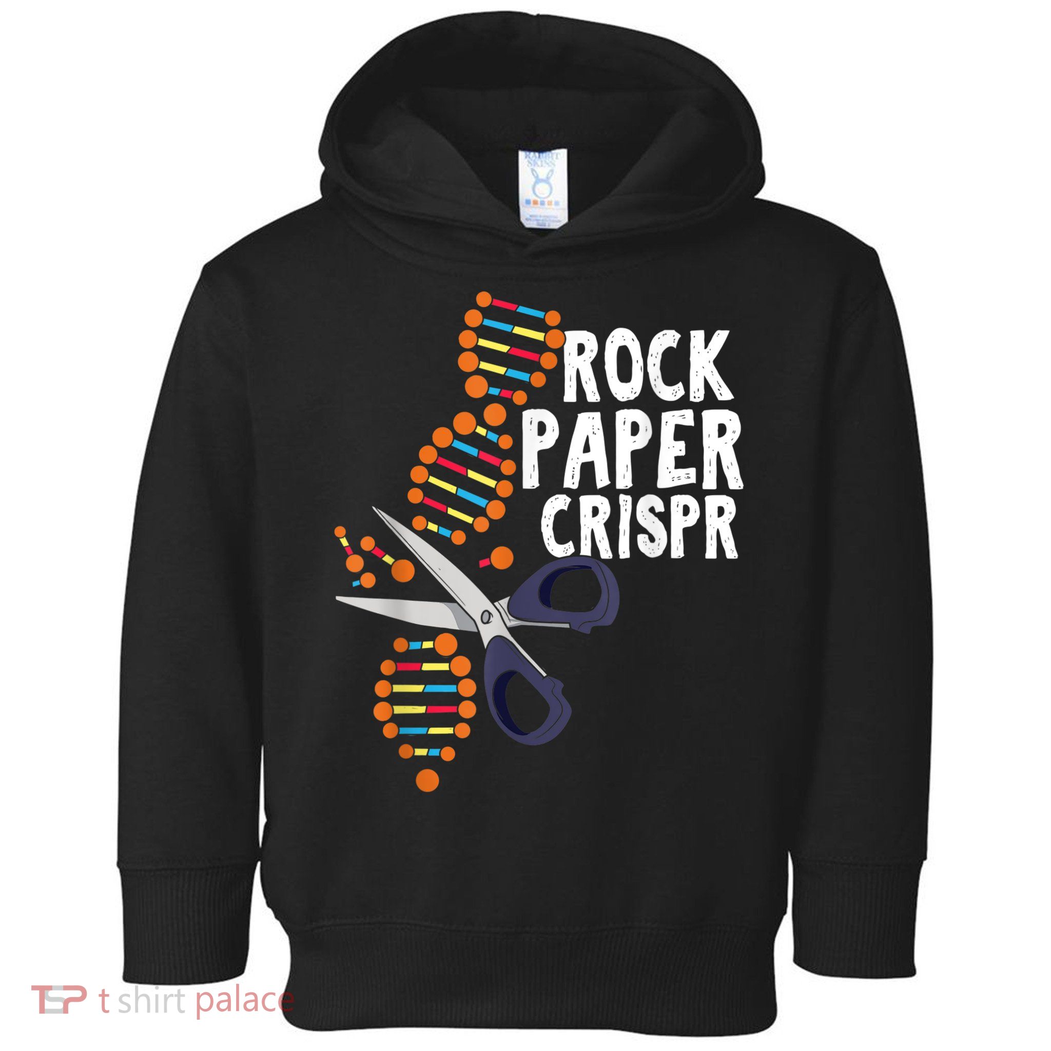 Rock Paper Crispr DNA Biologist Genetic Engineering Science Toddler Hoodie