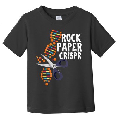 Rock Paper Crispr DNA Biologist Genetic Engineering Science Toddler T-Shirt