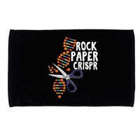 Rock Paper Crispr DNA Biologist Genetic Engineering Science Microfiber Hand Towel
