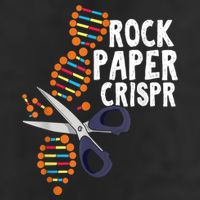 Rock Paper Crispr DNA Biologist Genetic Engineering Science Microfiber Hand Towel