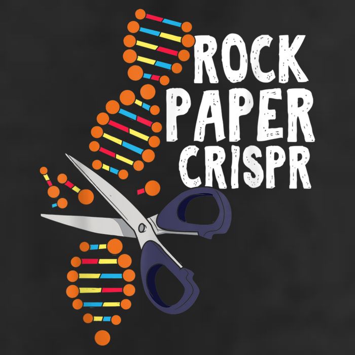 Rock Paper Crispr DNA Biologist Genetic Engineering Science Microfiber Hand Towel