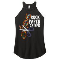 Rock Paper Crispr DNA Biologist Genetic Engineering Science Women's Perfect Tri Rocker Tank