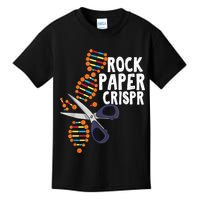 Rock Paper Crispr DNA Biologist Genetic Engineering Science Kids T-Shirt
