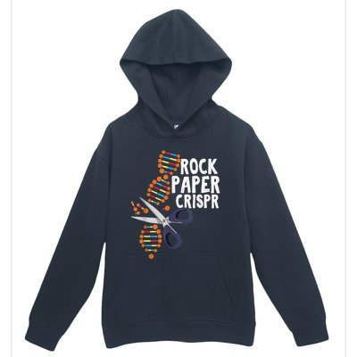 Rock Paper Crispr DNA Biologist Genetic Engineering Science Urban Pullover Hoodie