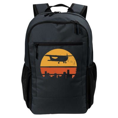 Retro Pilot C172 Flying Gift Daily Commute Backpack