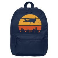 Retro Pilot C172 Flying Gift 16 in Basic Backpack