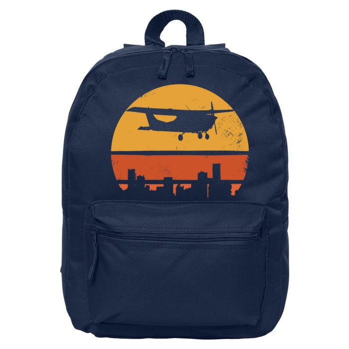 Retro Pilot C172 Flying Gift 16 in Basic Backpack