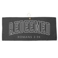 Redeemed Preppy Christian Aesthetic Large Microfiber Waffle Golf Towel