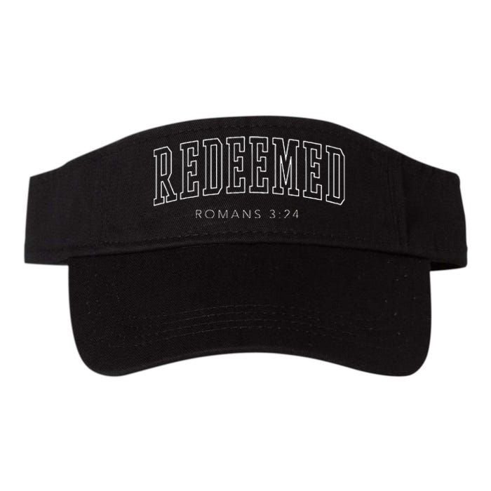 Redeemed Preppy Christian Aesthetic Valucap Bio-Washed Visor