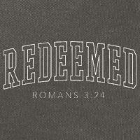 Redeemed Preppy Christian Aesthetic Cotton Canvas Backpack