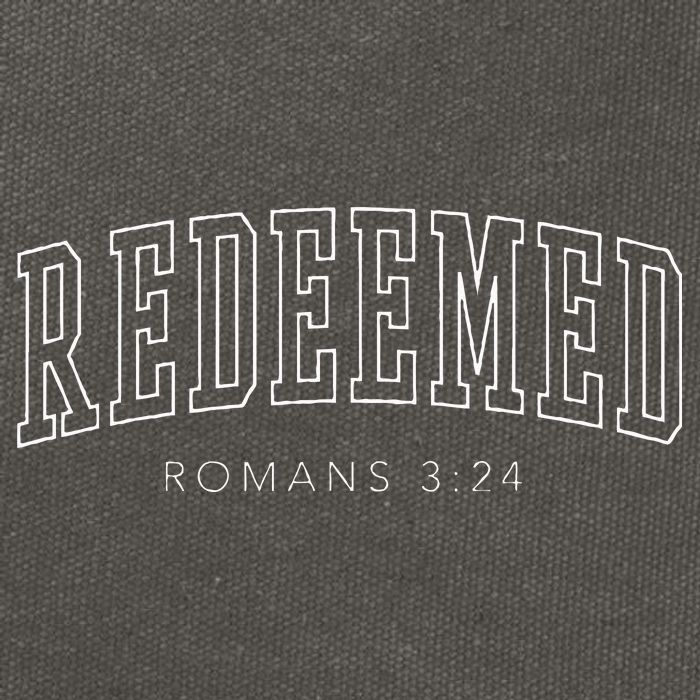 Redeemed Preppy Christian Aesthetic Cotton Canvas Backpack