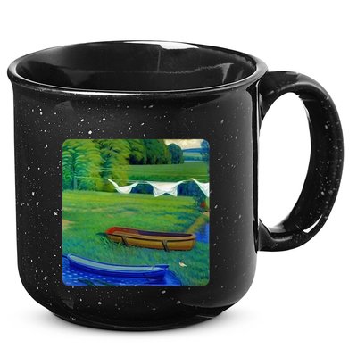 Rare Pepe Crypto 15oz Campfire Ceramic Mug